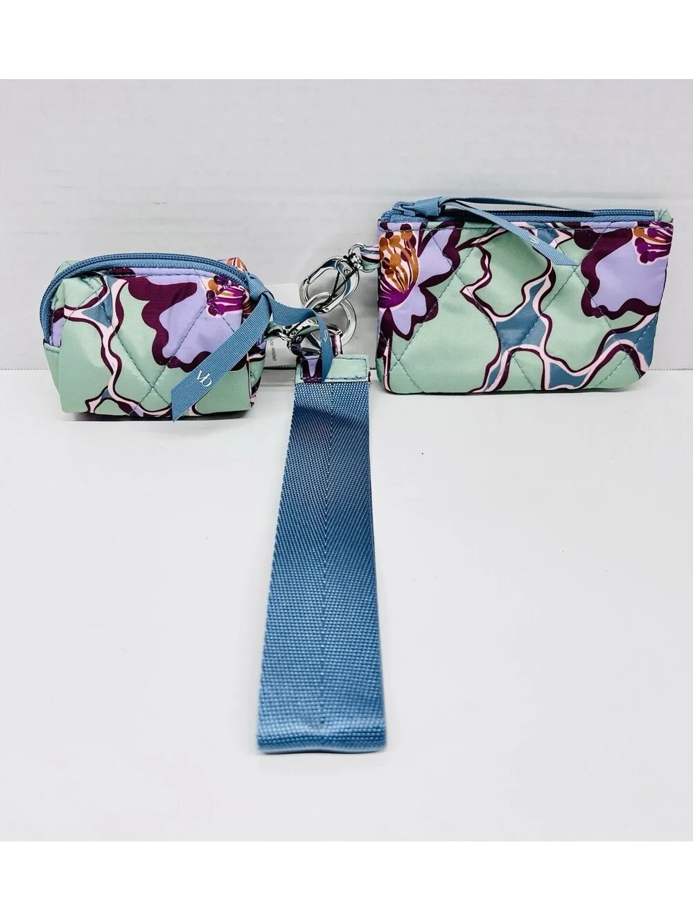 Vera Bradley Outlet Essential Dual Pouch Wide Wristlet actual Lilly Pads